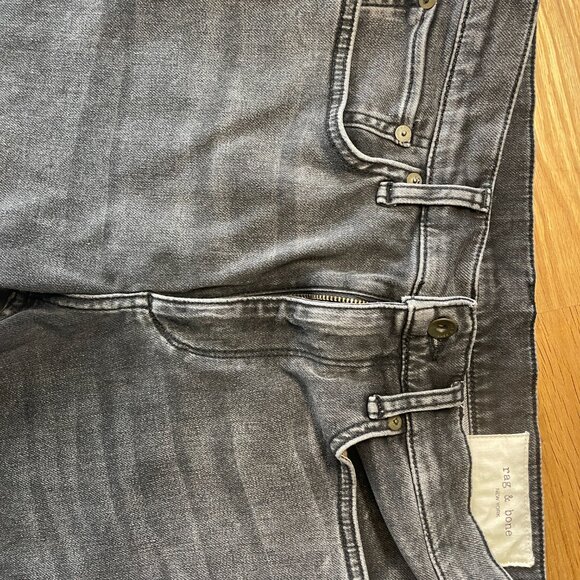 Rag & Bone Fit 2 Slim Jeans - Gray Wash - 32x32 - Picture 9 of 10